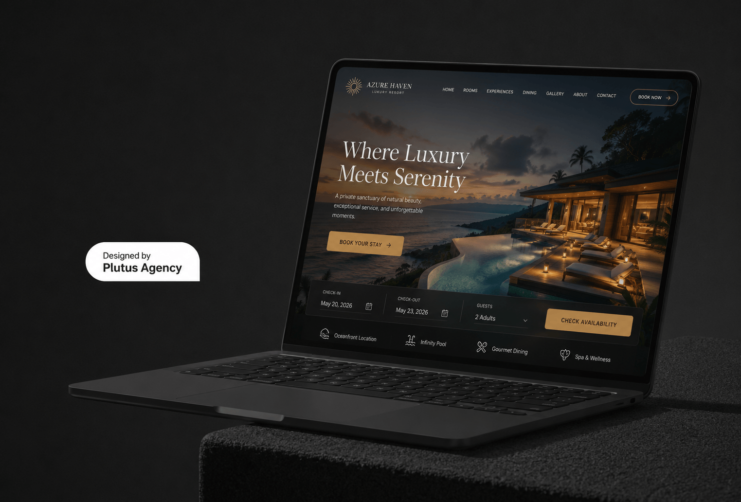 Lunails website design by Plutus Agency