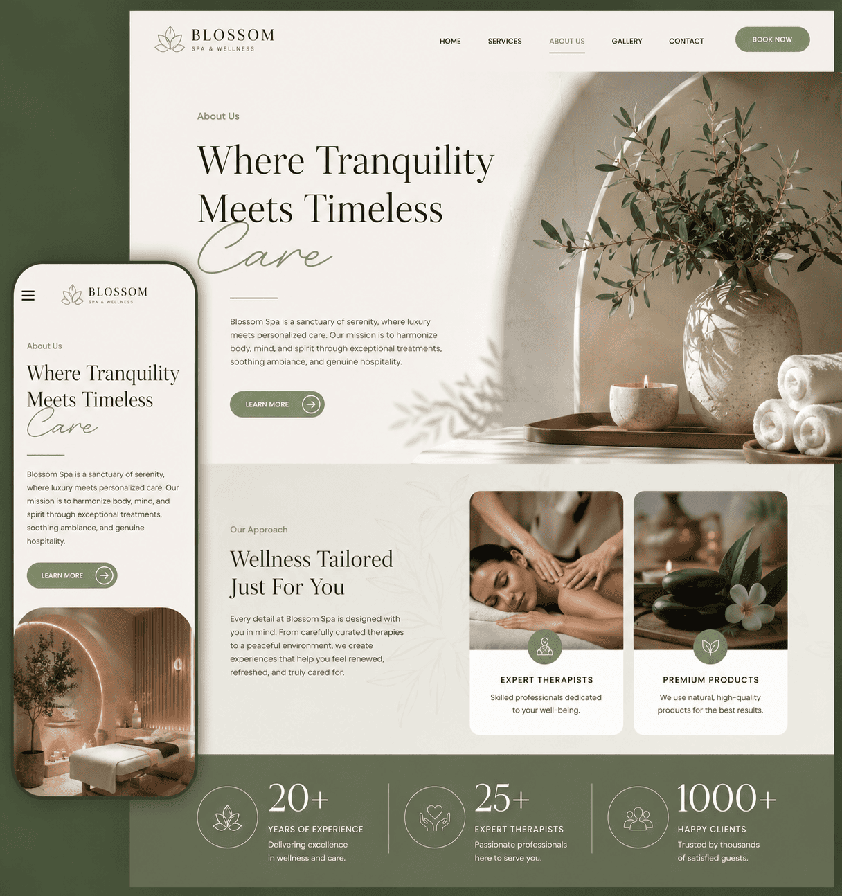 Lunails website design by Plutus Agency