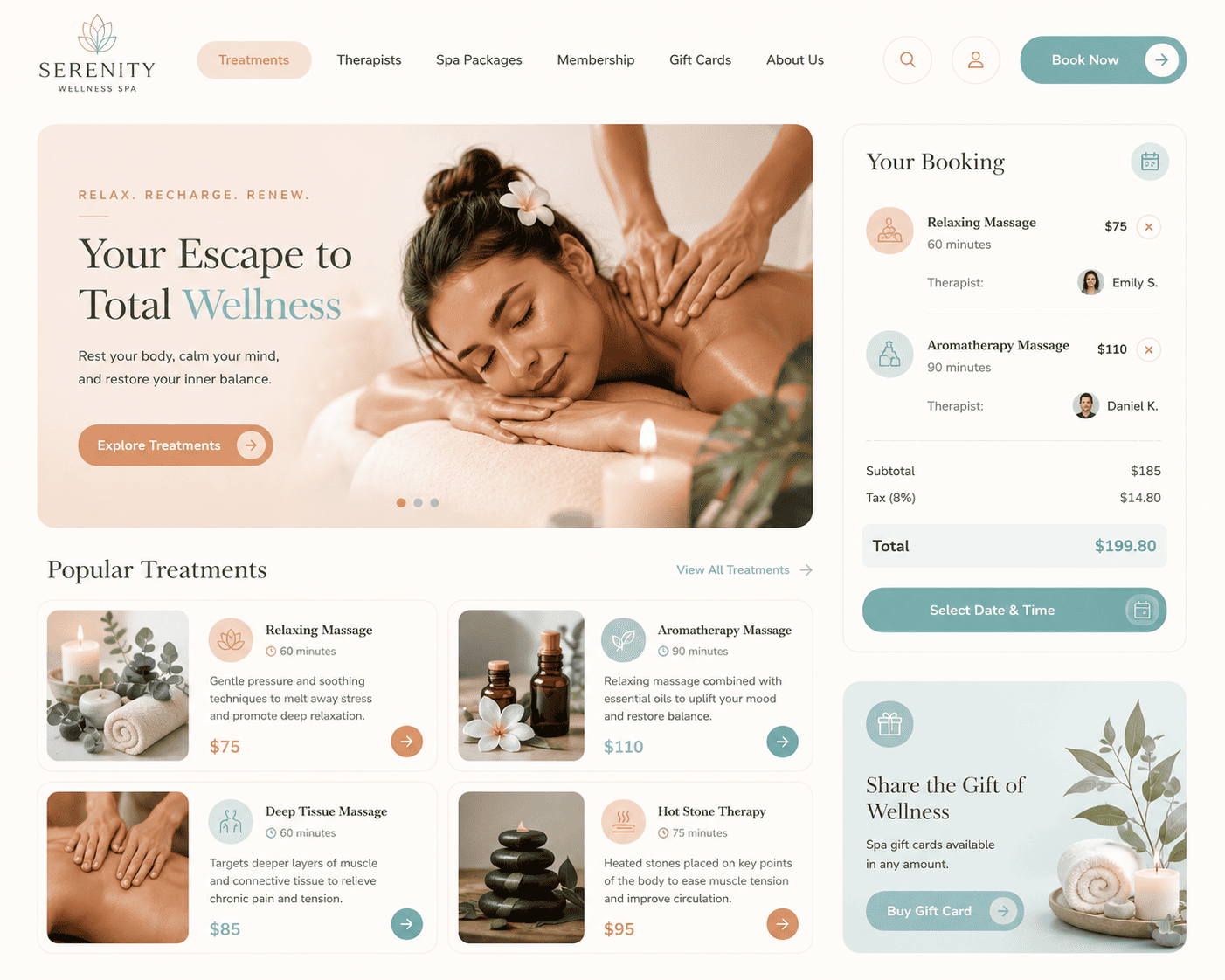 Lunails website design by Plutus Agency