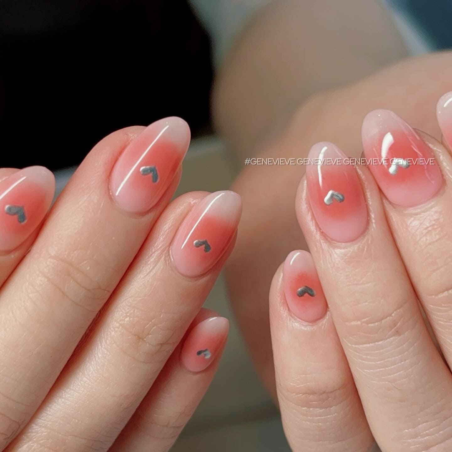 Genevieve nails close up